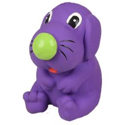 Flamingo Latex Pipleksak För Hunden Lila Hund